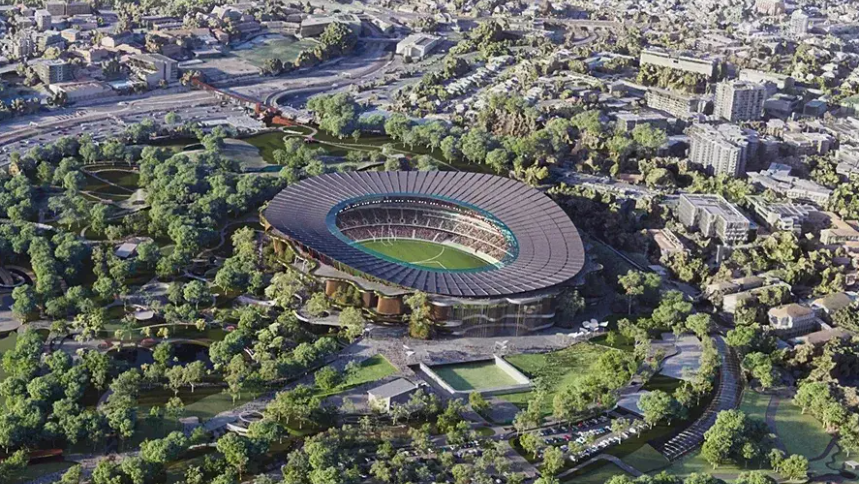 New Brisbane stadium at centre of 2032 Olympics plan