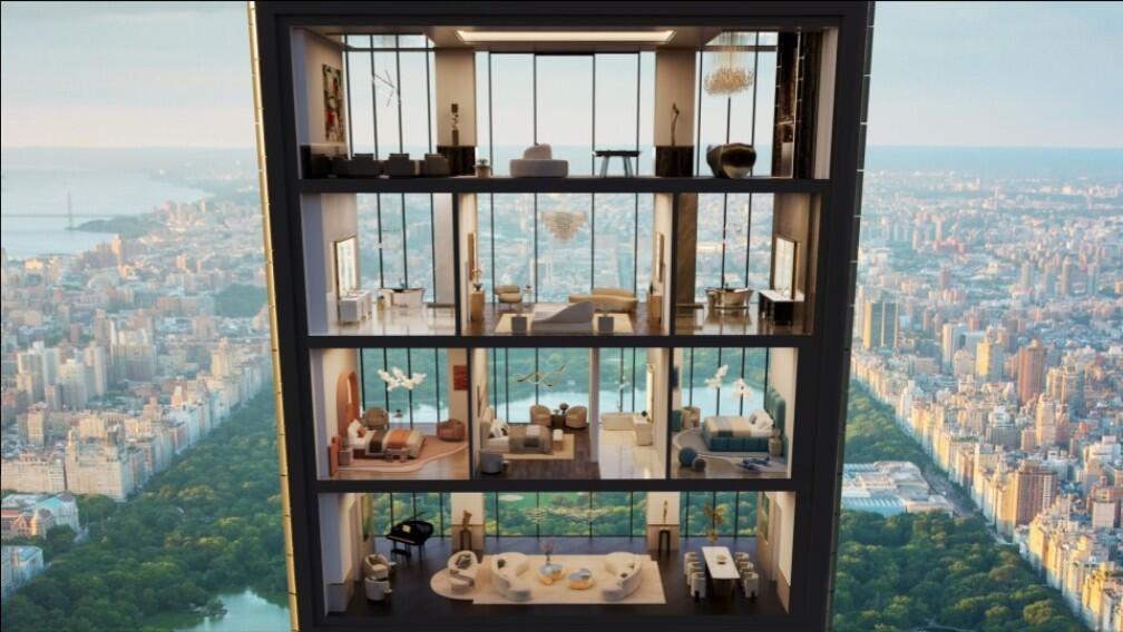 Penthouse on world's narrowest skyscraper up for sale