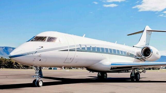 Aircraft hire: Global Express Luxury Private Jet