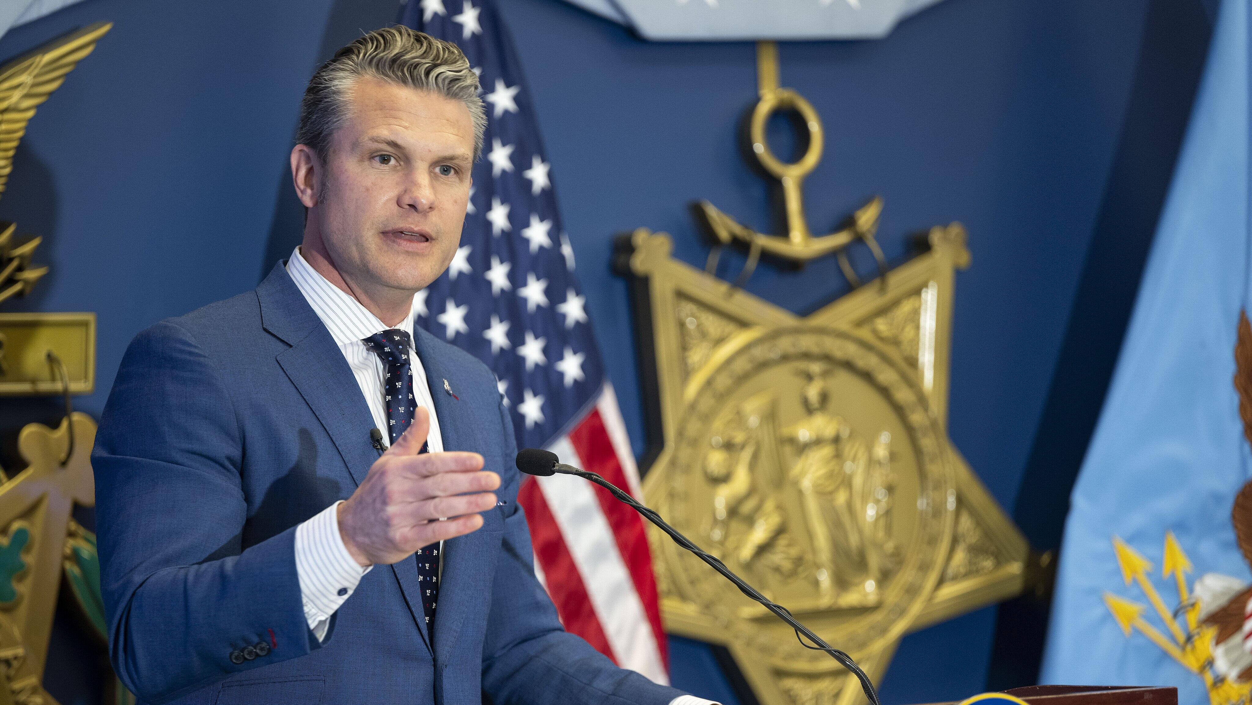 Donald Trump defends Pete Hegseth's Signal leak
