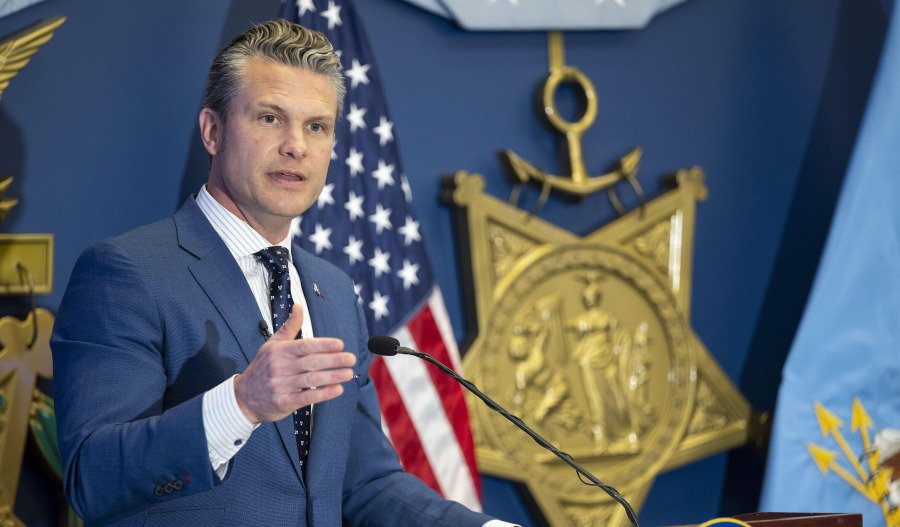 Donald Trump defends Pete Hegseth's Signal leak