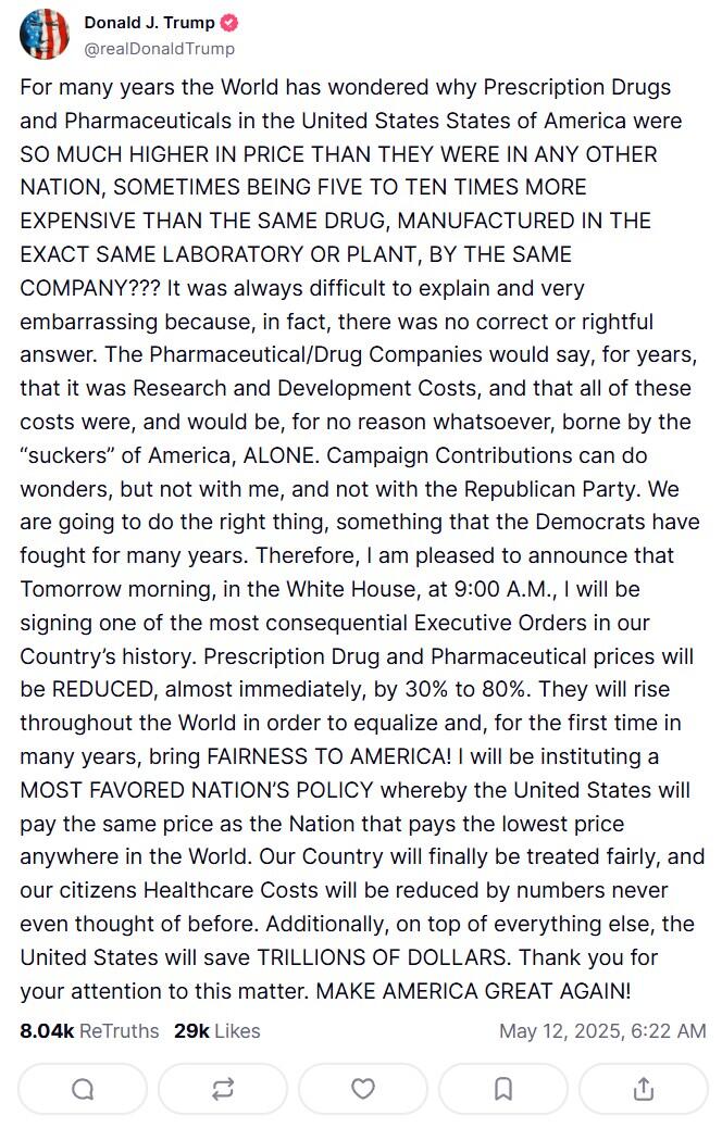 pharma trade policy