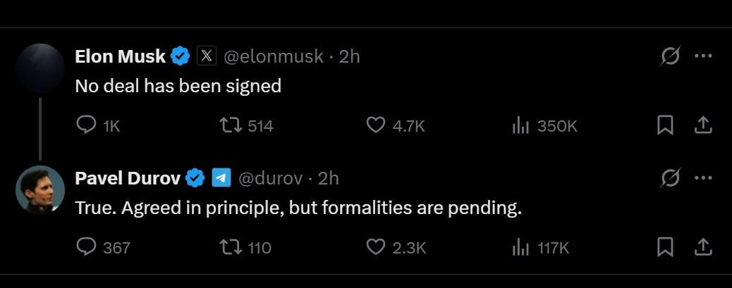 elon musk telegram