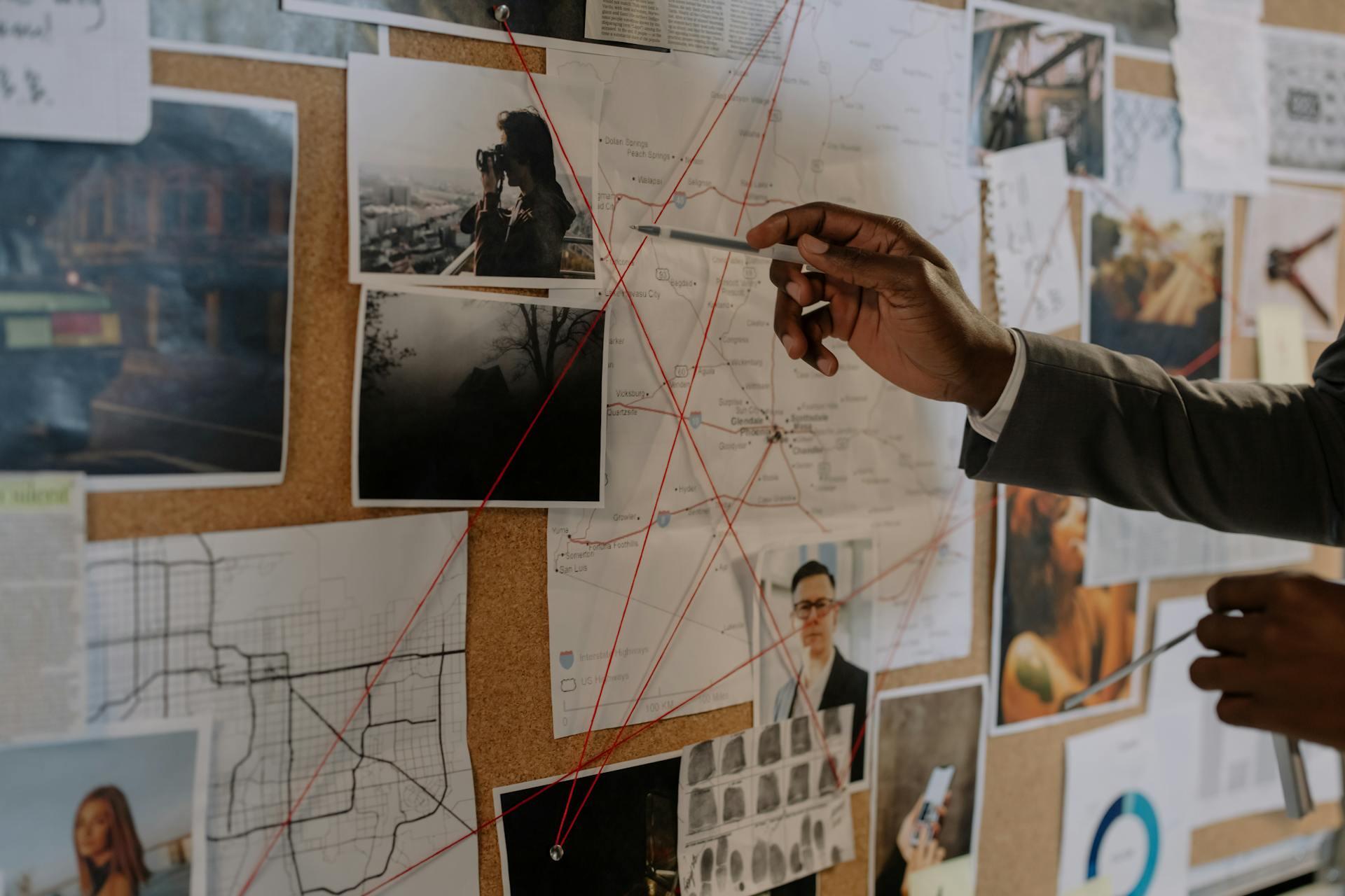 Detective's wall