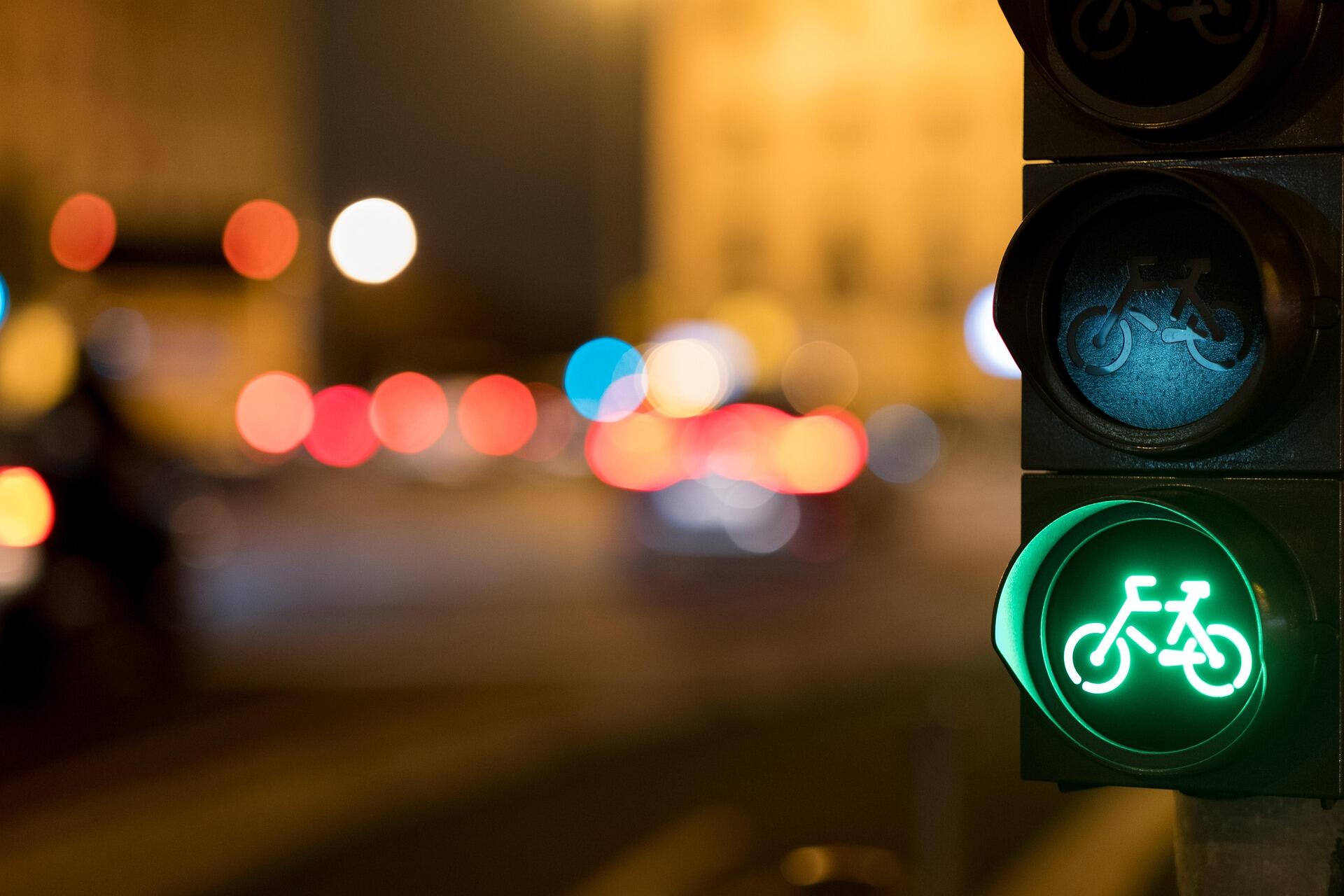 Cycle lane lights