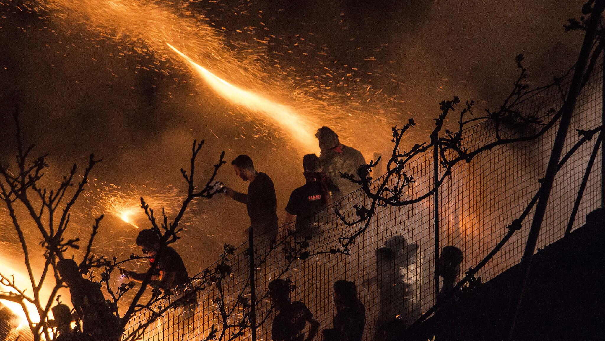 Wildfires on Greece's Chios island rage for second day