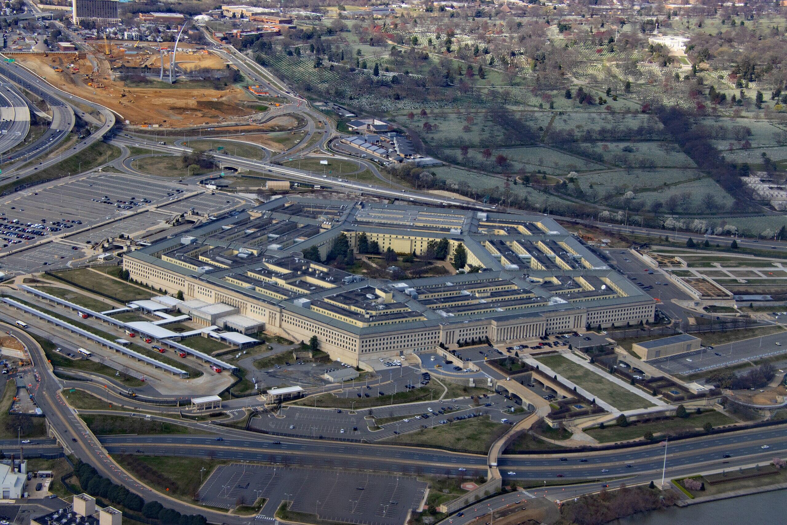 Aerial photograph of the Pentagon