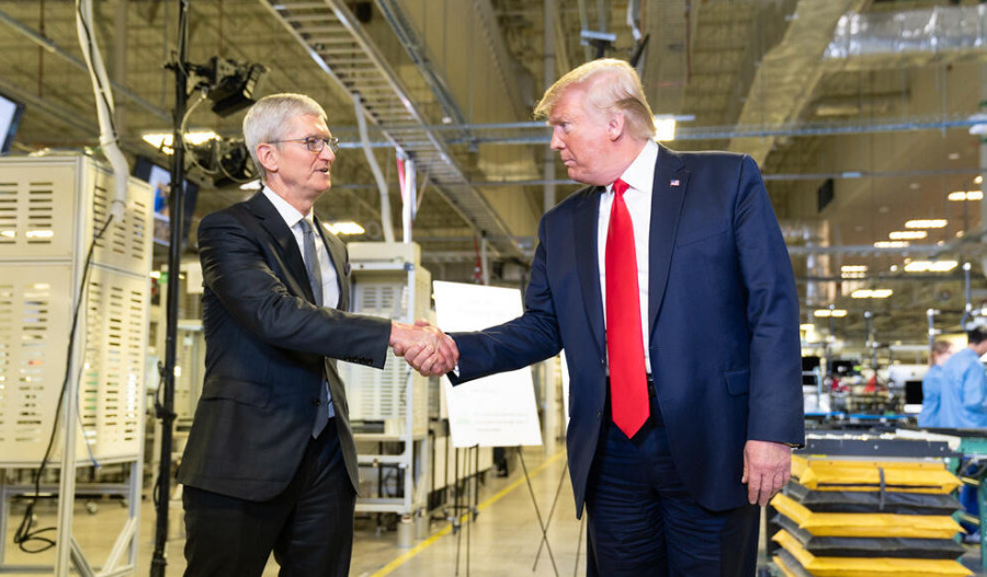 Apple invests US$100bn in US manufacturing