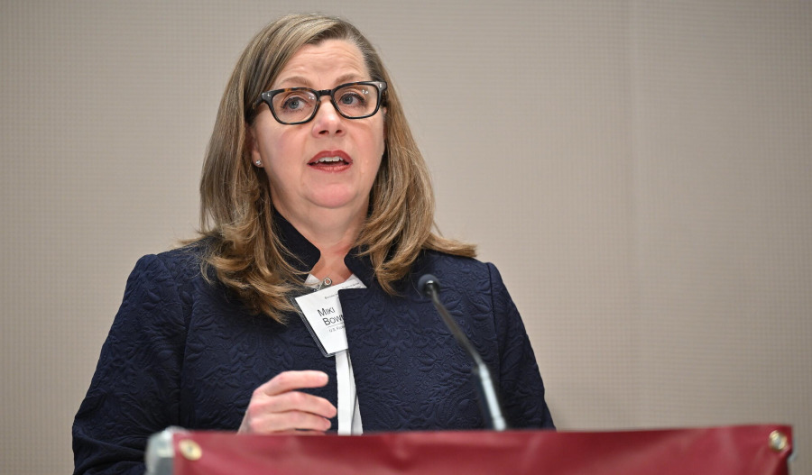 Fed's Bowman sees jobs fragility, pushes three cuts