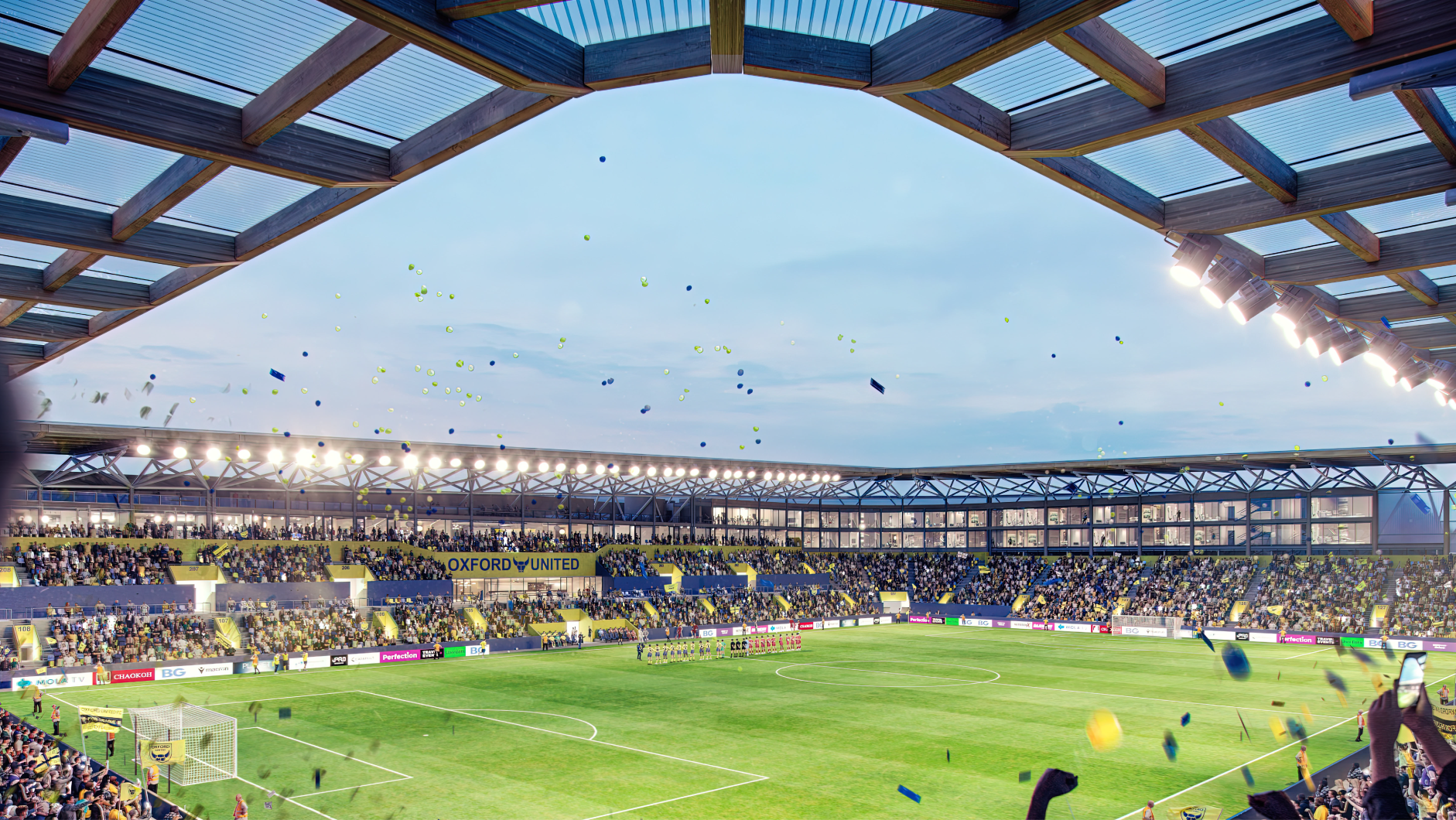 Oxford to build UK's first all-electric football stadium