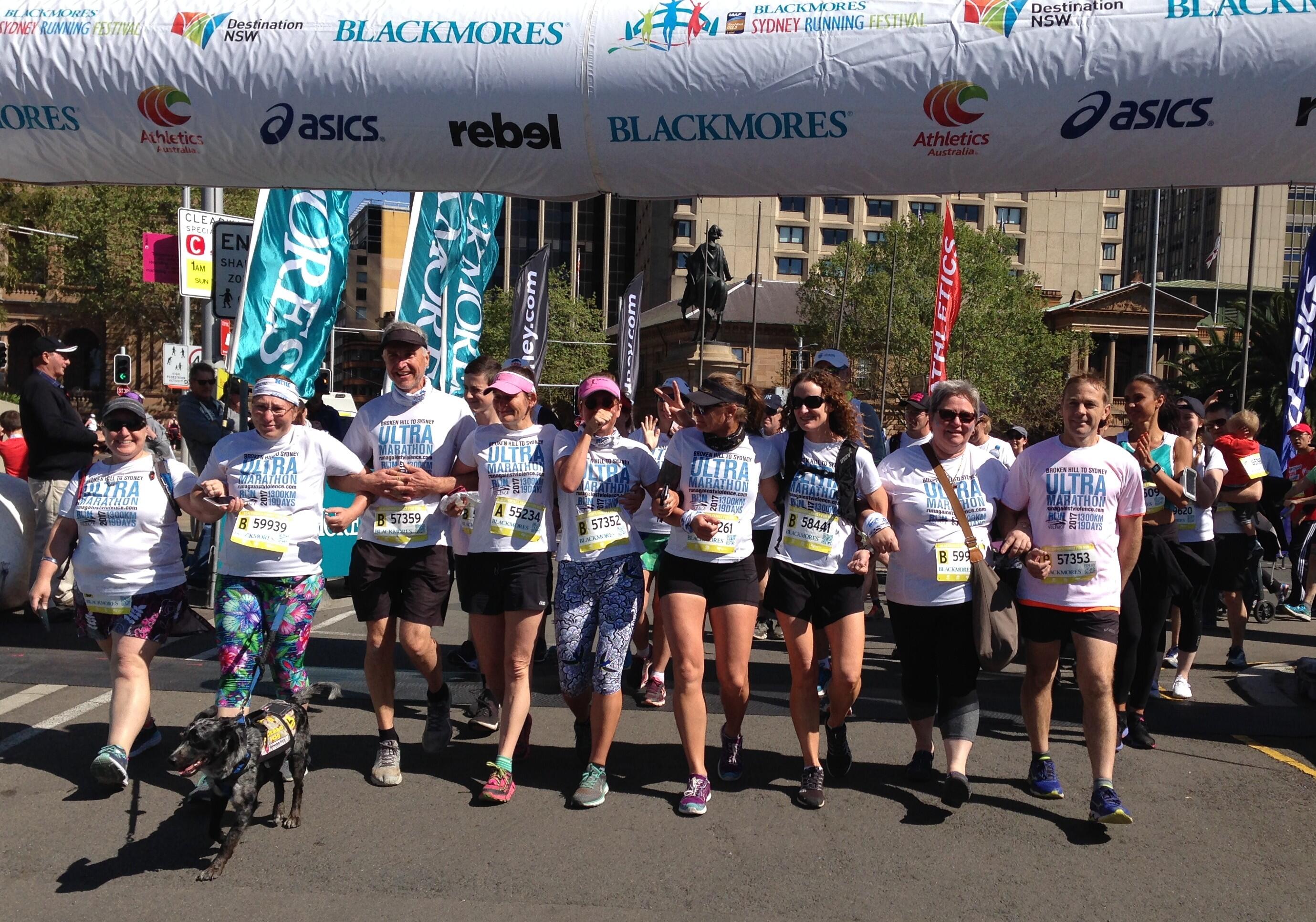 Broken Hill Sydney finish line
