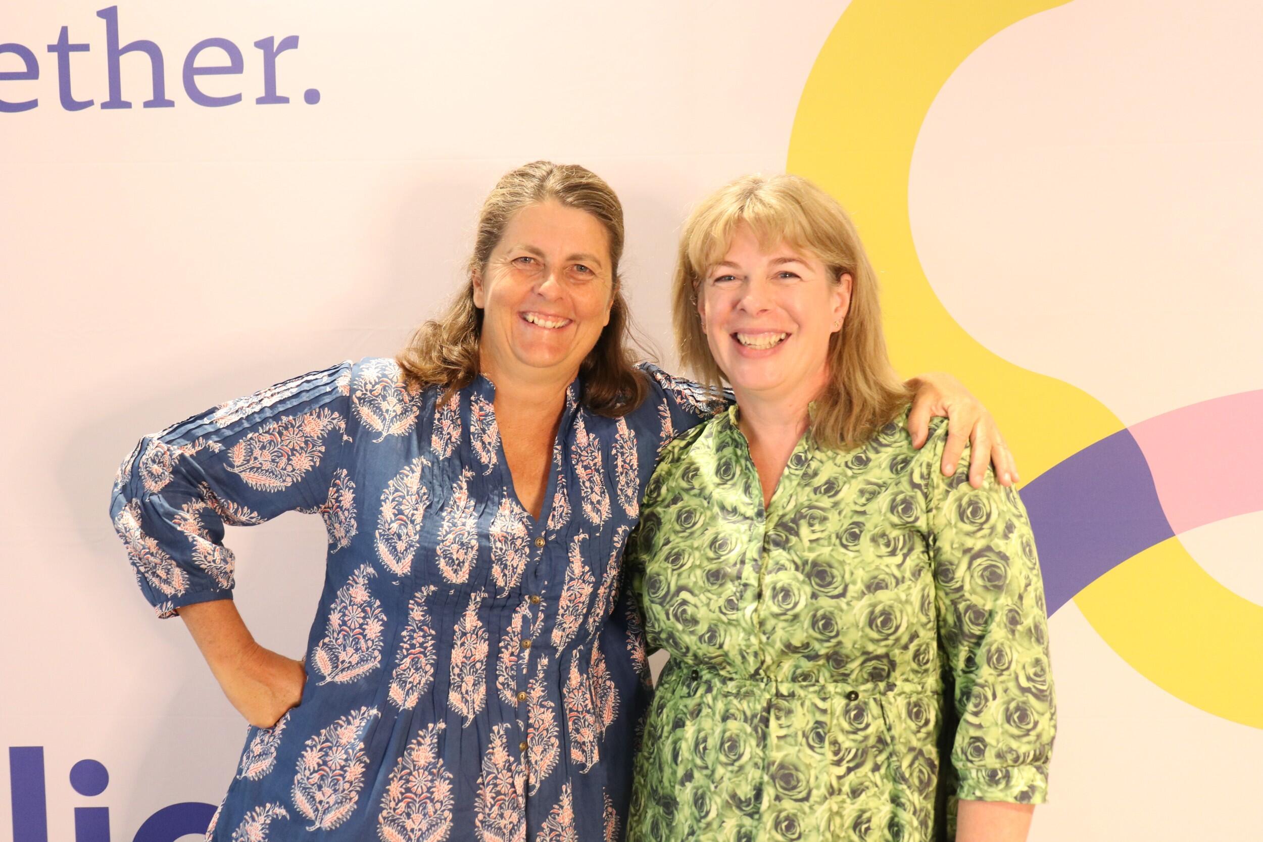 Kirrily Dear and Kerrie Edwards 2025 during Zero DFV pilot
