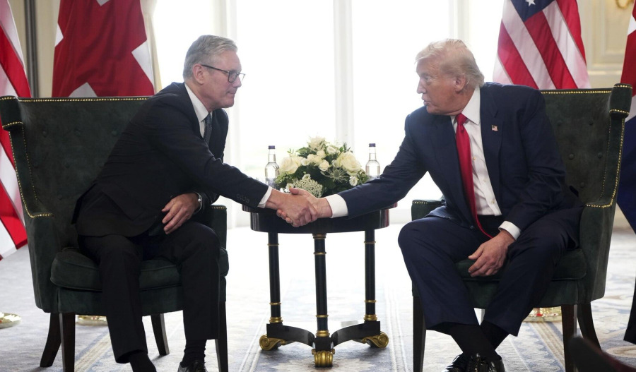 Trump arrives in the UK for his second state visit
