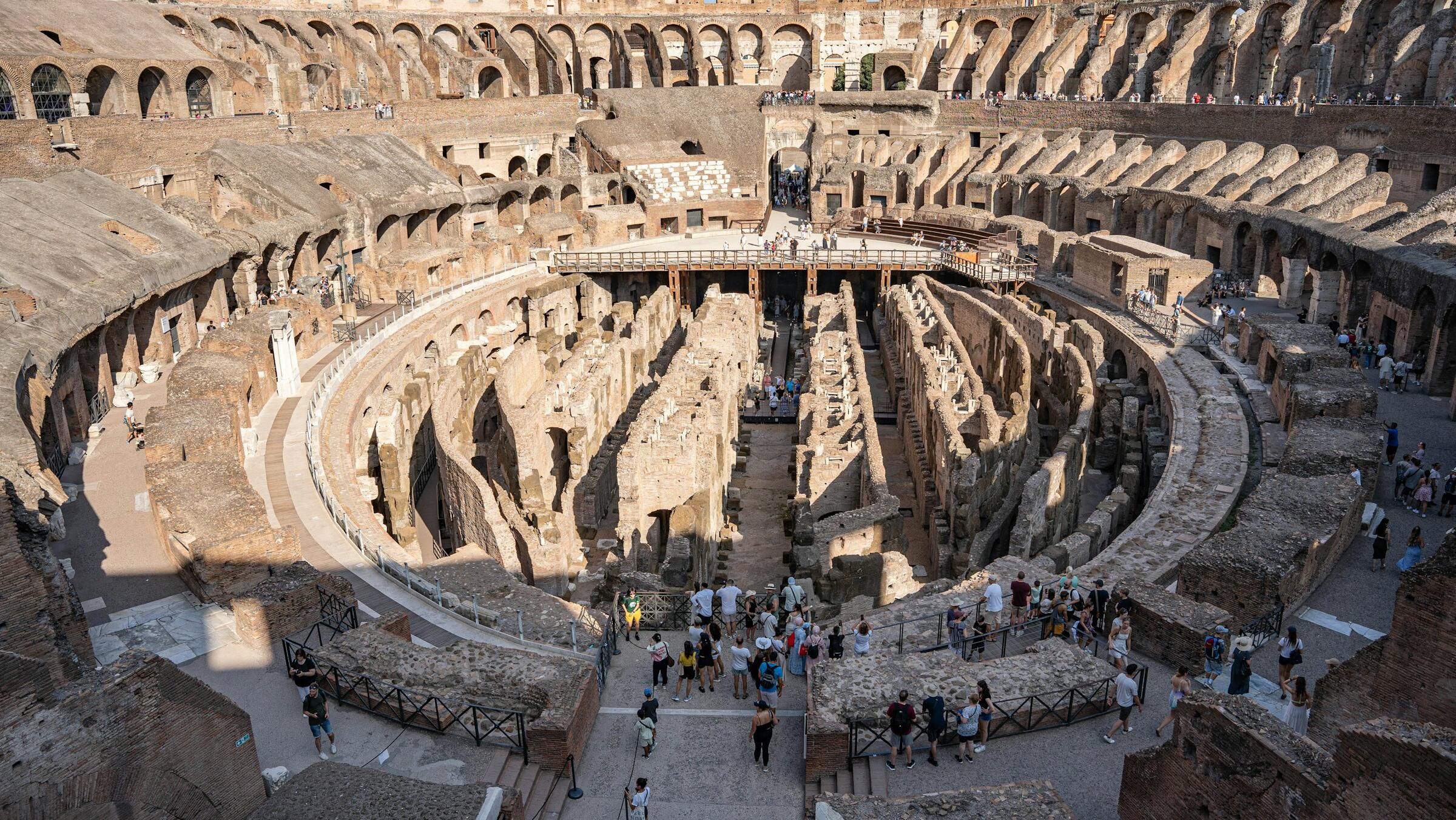Rome's Colosseum opens secret passage to the public