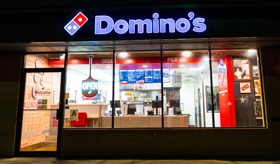 Domino's pizza exceeds expectations, shares up 3.9%