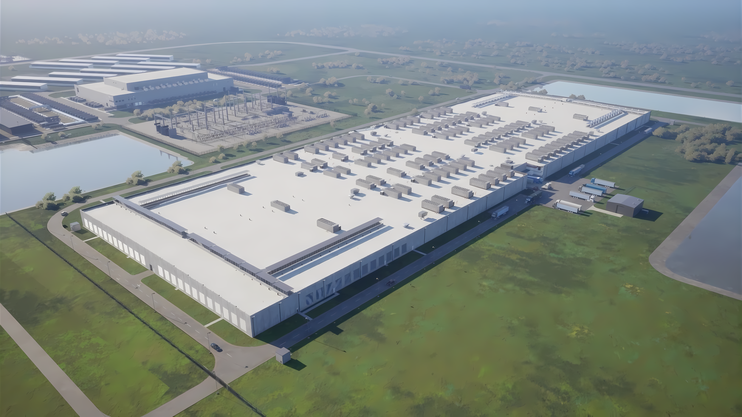 The Polaris Forge 2 AI factory site concept. Credit: Applied Digital