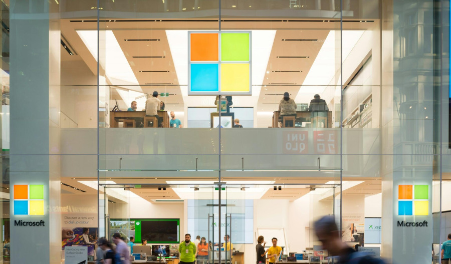 Microsoft tops forecasts, slips 5% as Azure growth slows