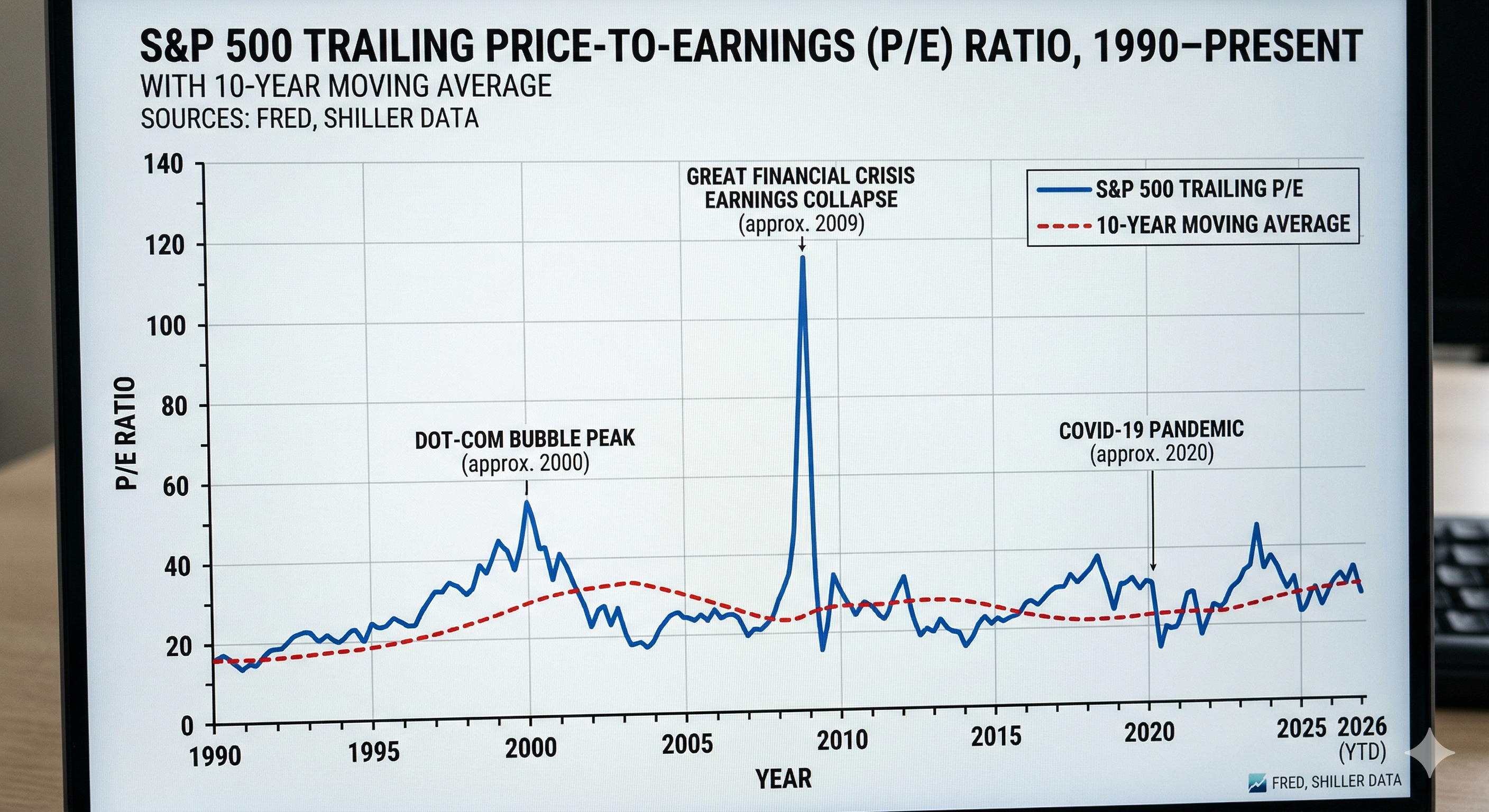 s&p 500 p e ratio