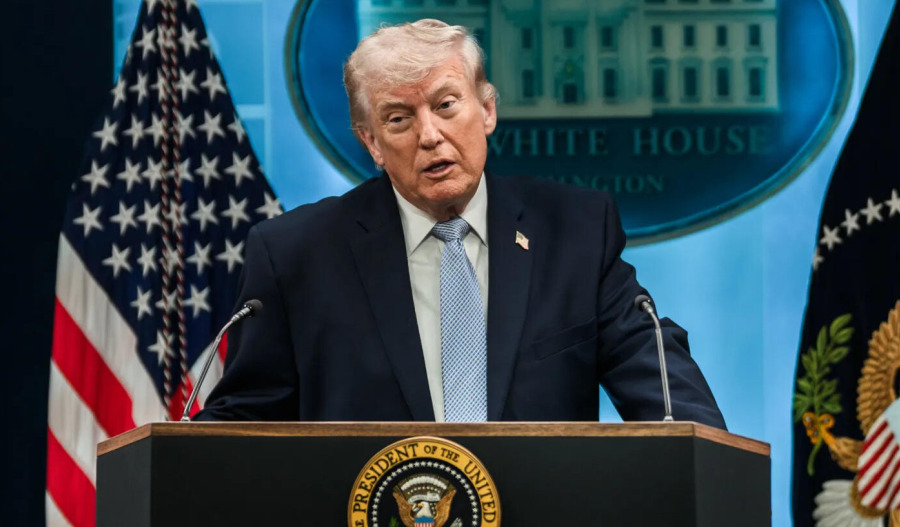 Trump: Military will stay near Iran until 'real agreement'