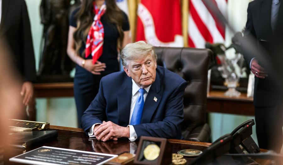 Trump claims US has 'total control' of Hormuz