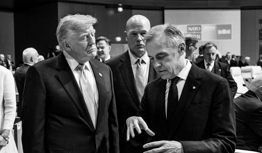 US-Canada tariff war escalates; Trump and Carney dig in