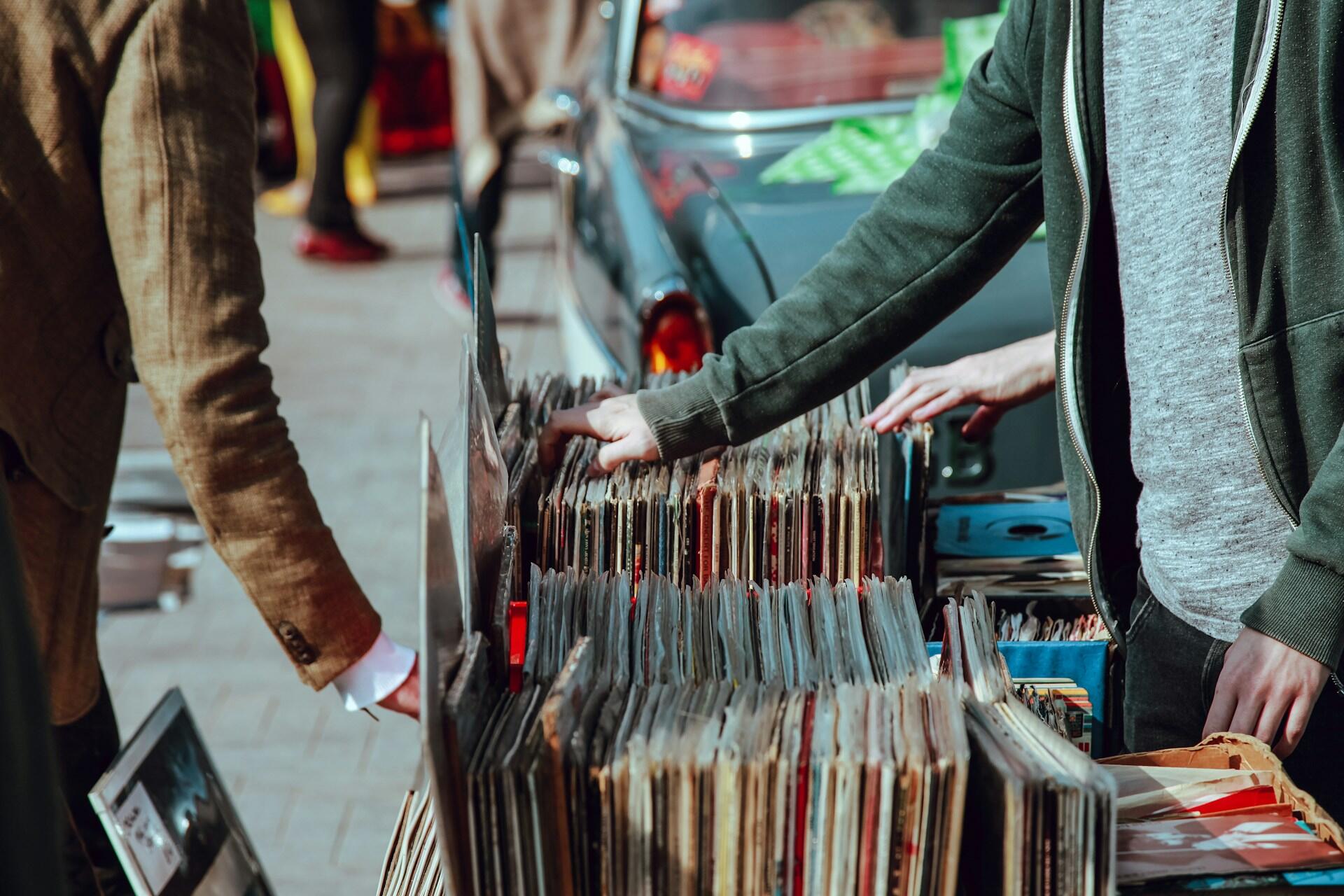 Browsing for LPs. Credit: Clem Onojeghuo / Unsplash