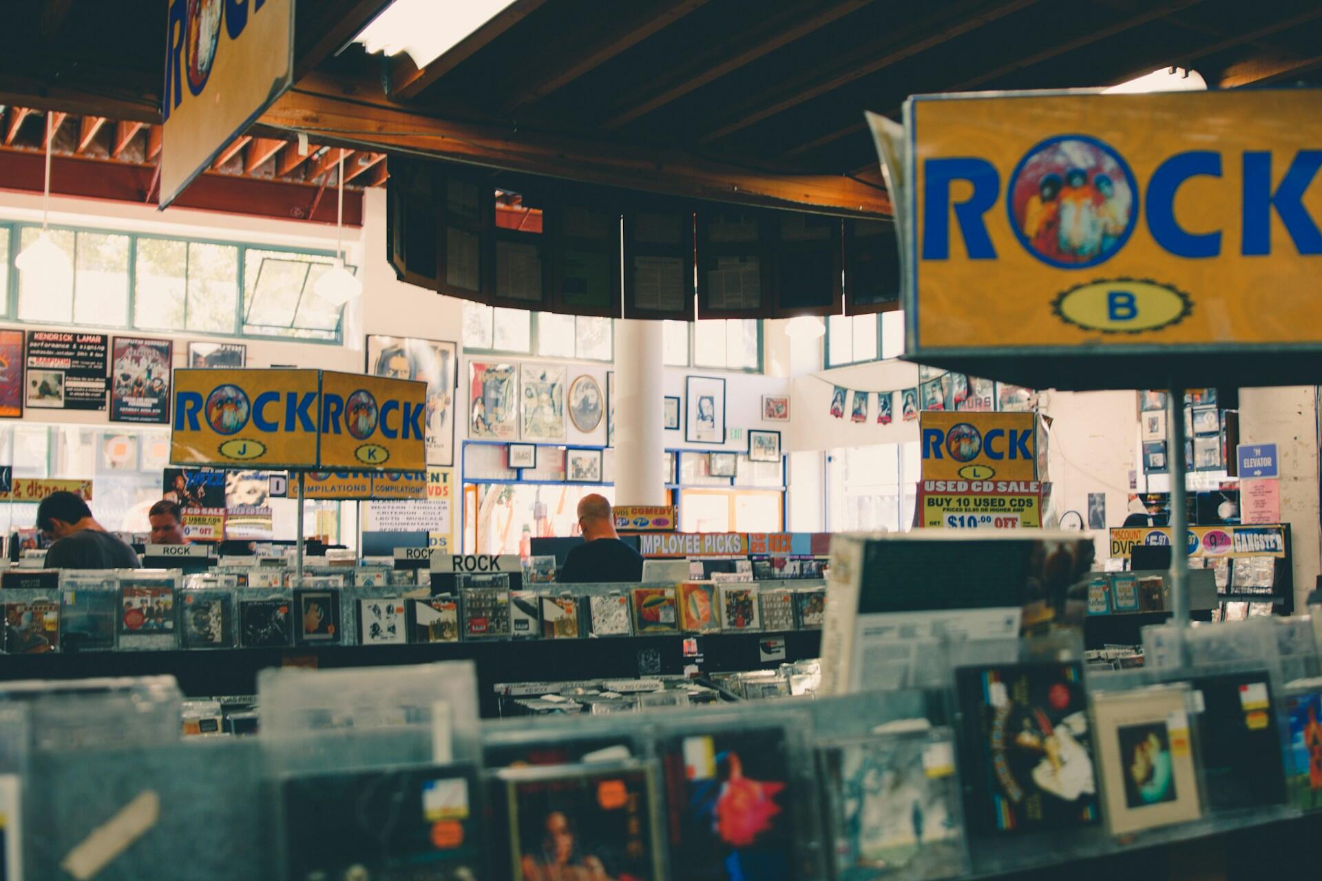 Record store. Credit: Caleb Woods / Unsplash