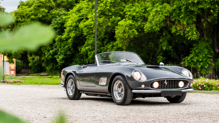 1960 Ferrari 250 GT SWB California Spider. Photo courtesy of RM Sotheby’s.