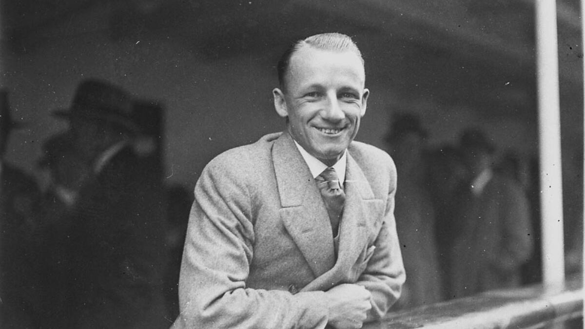 A Don Bradman iconic baggy green sells at auction
