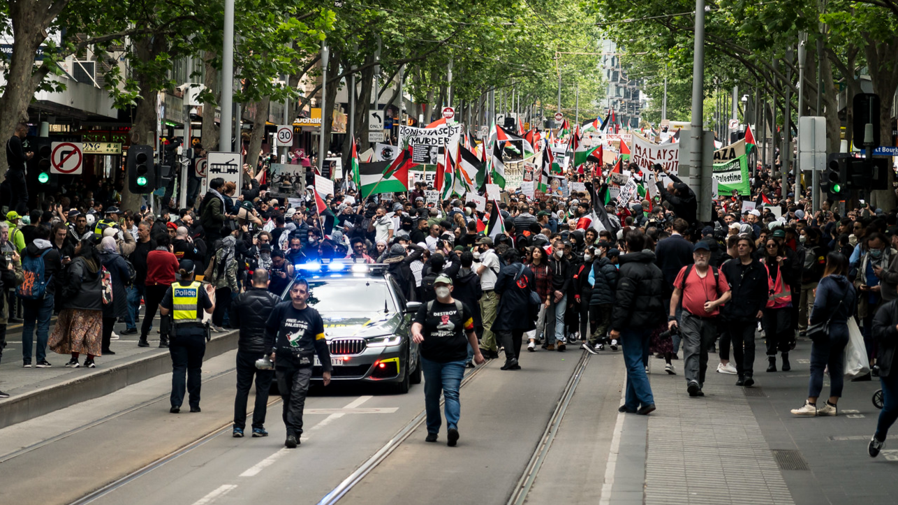 Minns: Pro-Palestinian rally 'hugely insensitive'