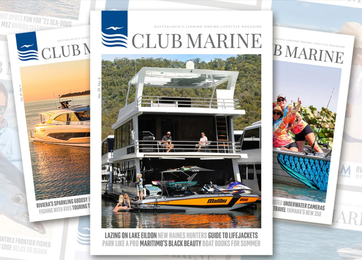 Club Marine magazine covers