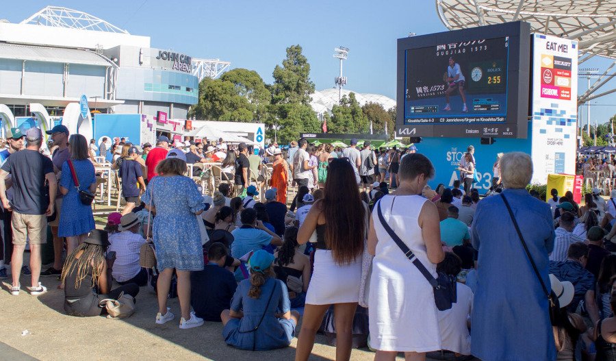 NAB: Recording-breaking numbers for Australian Open