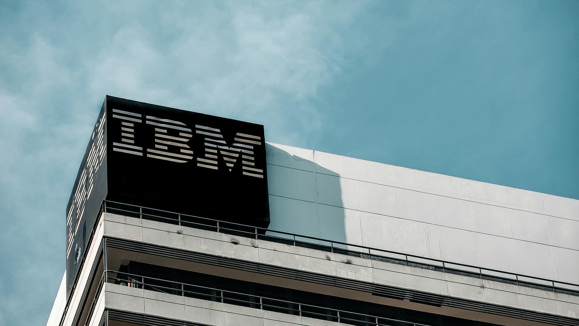 Shares of IBM rise following a positive earnings report