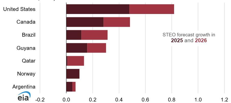 US market oil share production forecast